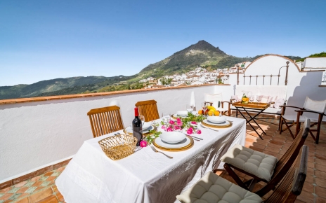 Well furnished terrace (before a mini pool was placed)